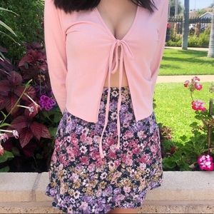 Brandy Melville Foral skirt